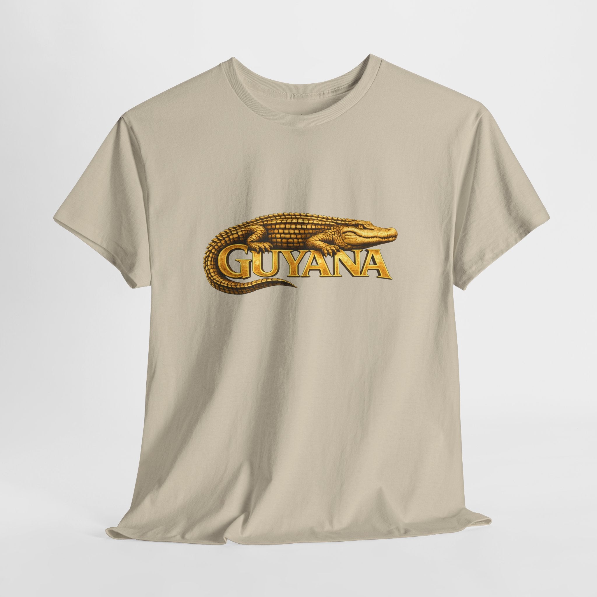 Guyana Golden Caiman Wildlife Graphic T-Shirt — Conservation Pride Tee