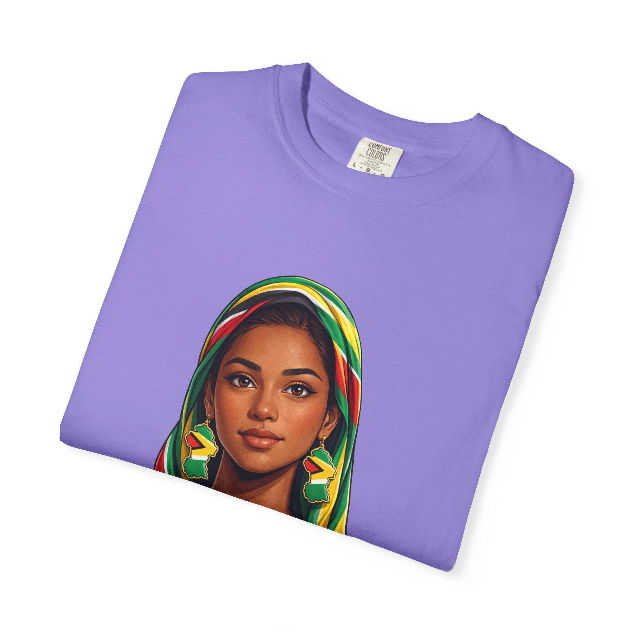Indo Guyanese Woman Portrait with Headwrap — Unisex Tee