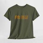 Guyanese Creole Tee — “FYI: Nobody nah wok OBEYAH pon yuh… Yuh just DOTISH.”