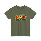 Guyana 592 Retro Street Art Tee — Vintage Area Code Pride