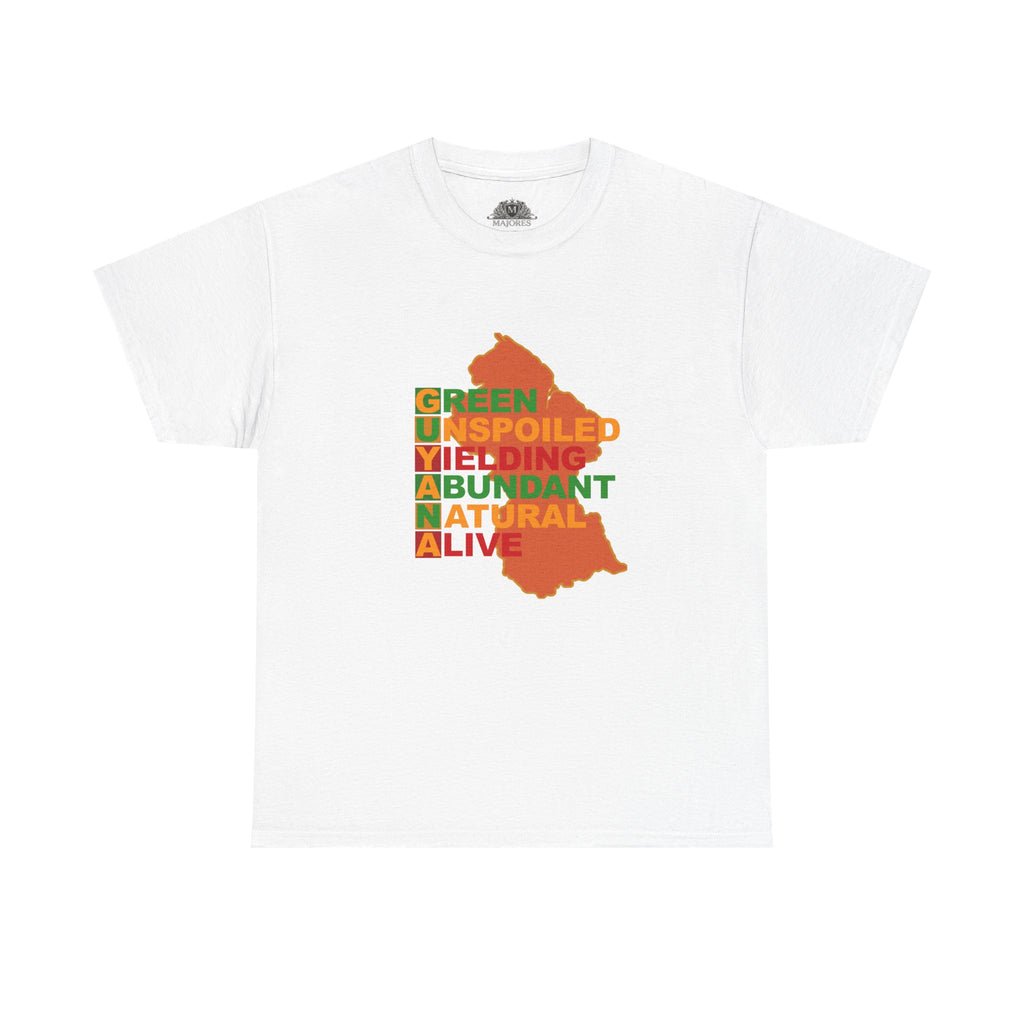 GUYANA Acrostic Design — Patriotic Eco Tee