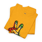 Guyana Flag Peace Sign T-Shirt — Hope & Unity Tee