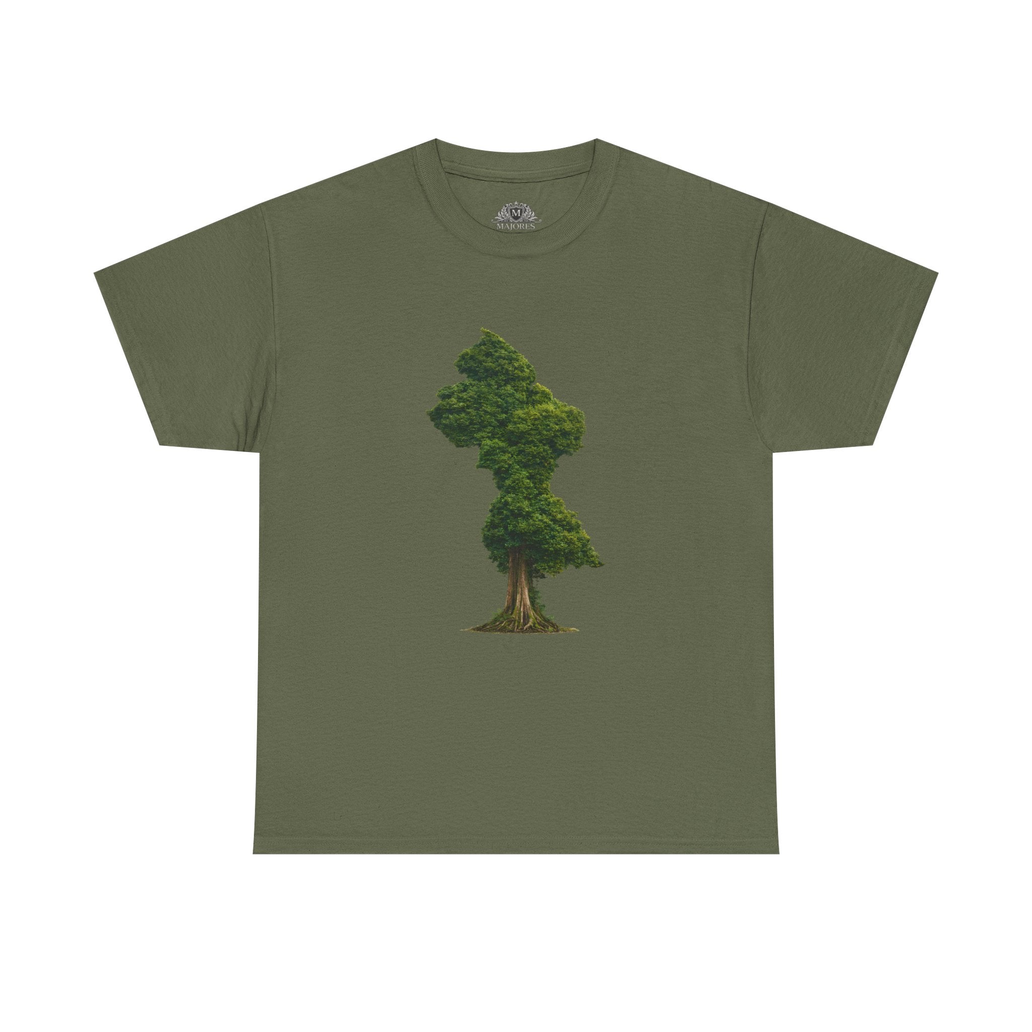 Guyana Map Tree Silhouette T‑Shirt