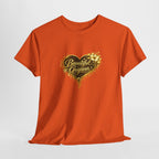 Beautiful Guyana Floral Heart Tee