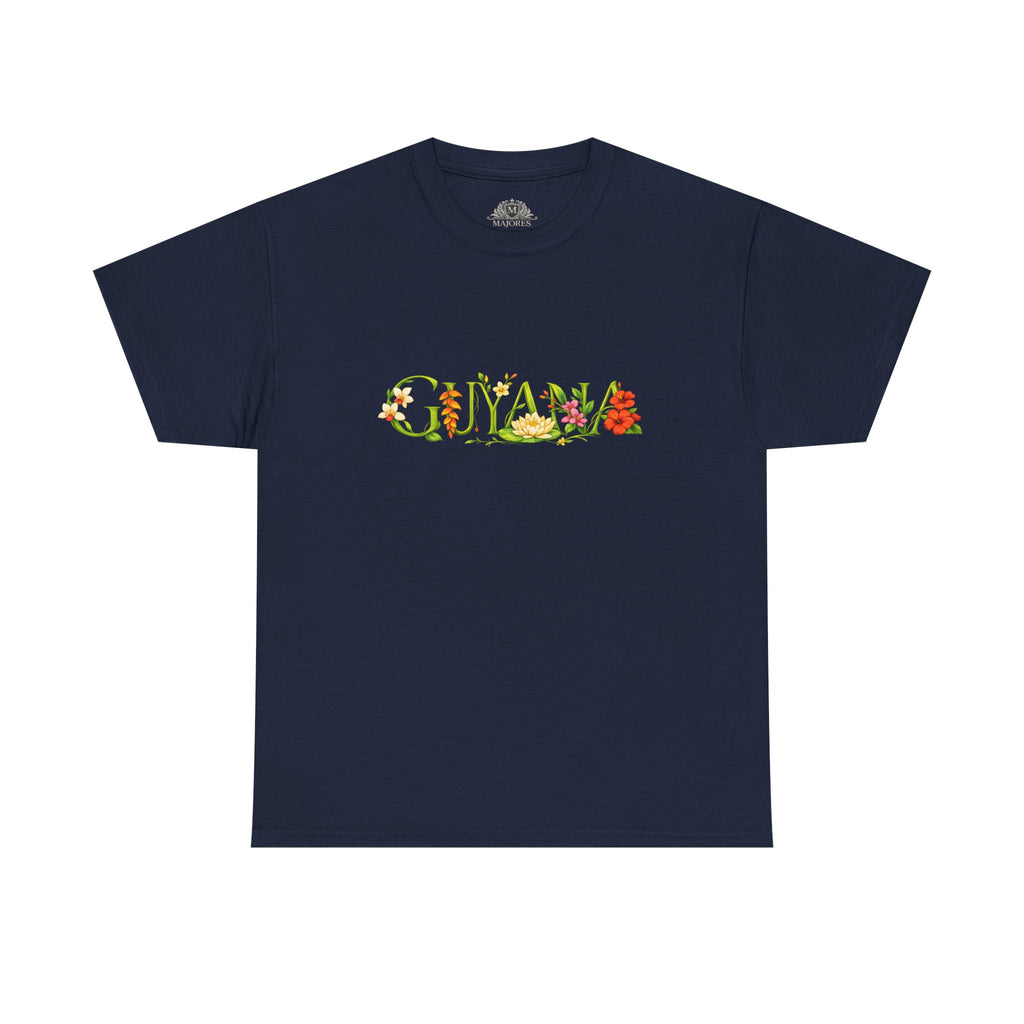 Guyana Floral Tee — Botanical Country Pride T-Shirt