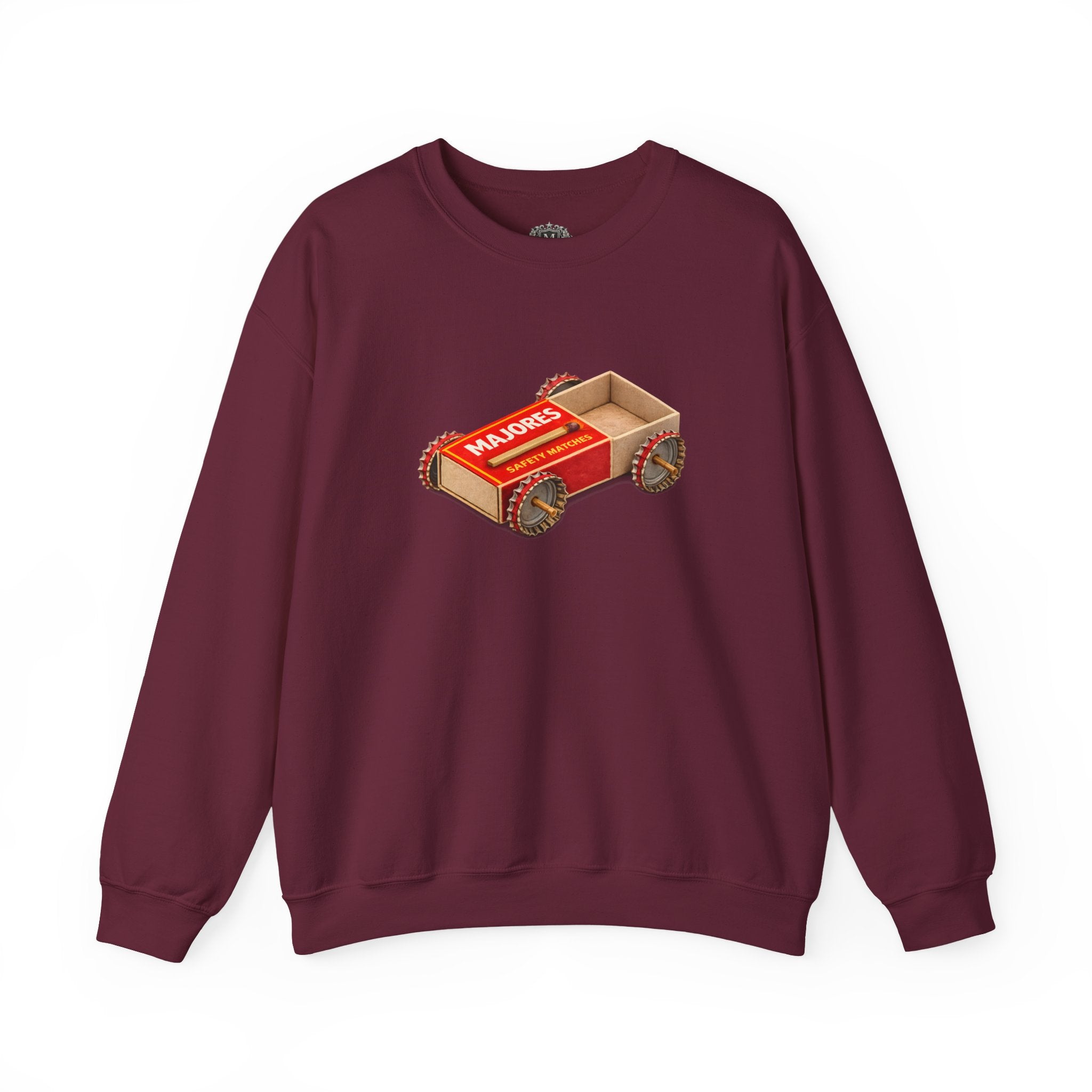 Safety Matchbox Toy Sweatshirt — Childhood Nostalgia