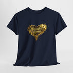 Beautiful Guyana Floral Heart Tee