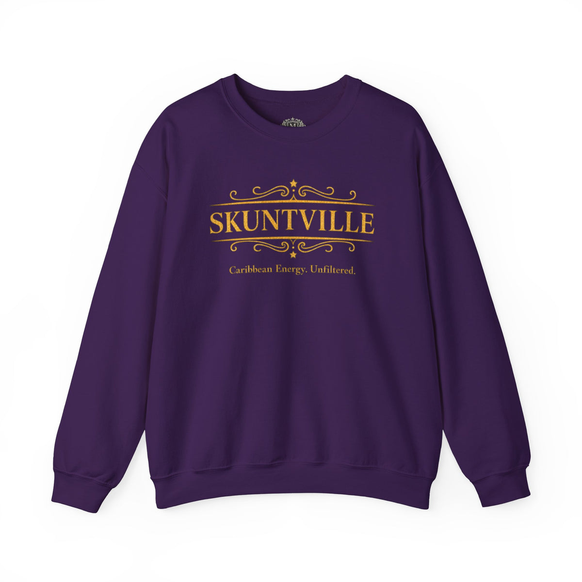 Skuntville Crewneck Sweatshirt — Caribbean Energy Unfiltered