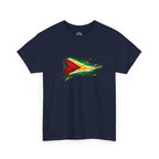 Guyana Flag Paint Splash T-Shirt — Patriotic Caribbean Tee