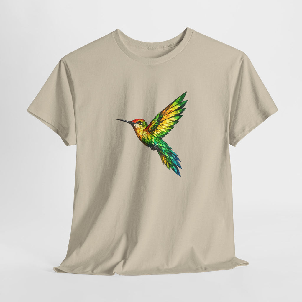 Guyana Rainforest Stained-Glass Hummingbird Tee — Biodiversity & Conservation