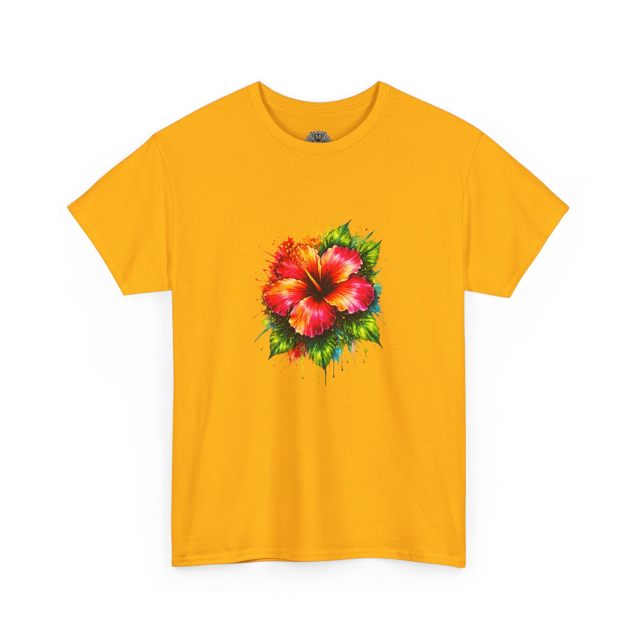 Hibiscus Watercolor Tee — Tropical Flower Graphic T-Shirt