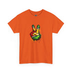 Guyana Flag Peace Sign T-Shirt — Hope & Unity Tee