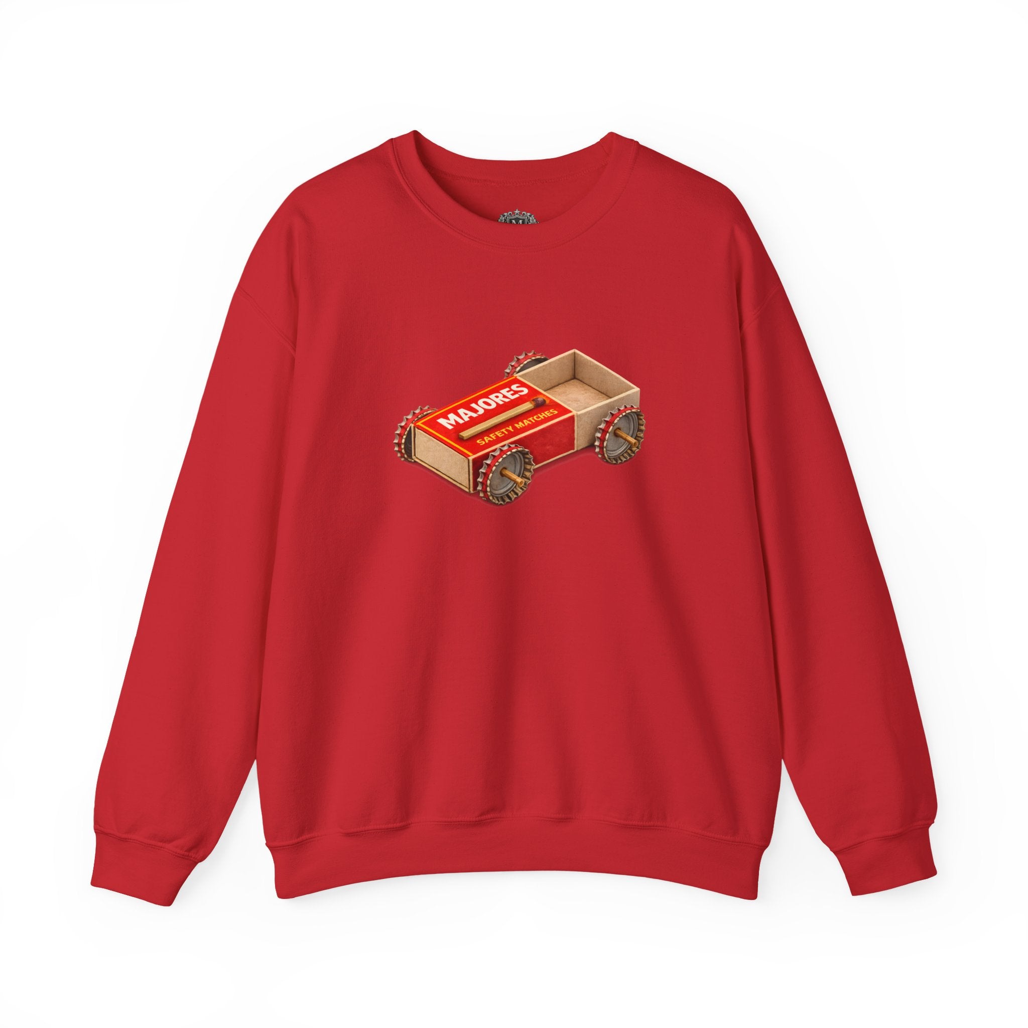 Safety Matchbox Toy Sweatshirt — Childhood Nostalgia