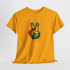 Guyana Flag Peace Sign T-Shirt — Hope & Unity Tee