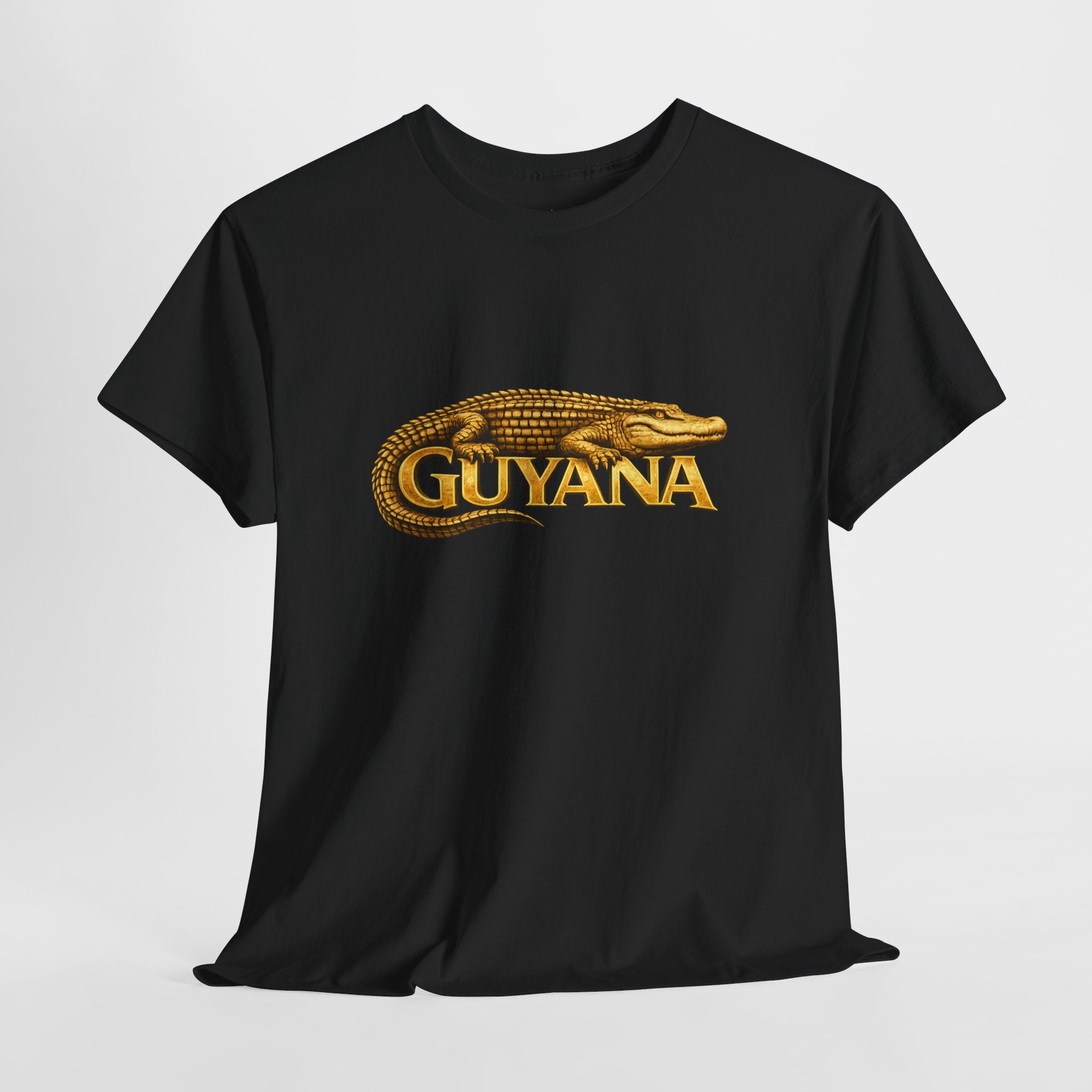 Guyana Golden Caiman Wildlife Graphic T-Shirt — Conservation Pride Tee