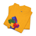 Guyana Floral Map T-Shirt — Colorful Petal Map Tee