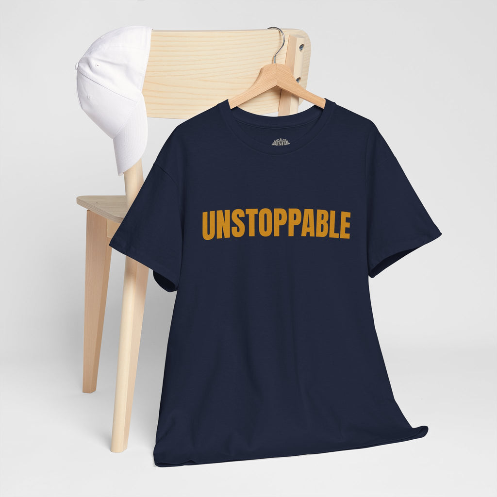 Unstoppable Tee — Motivational Graphic T-Shirt