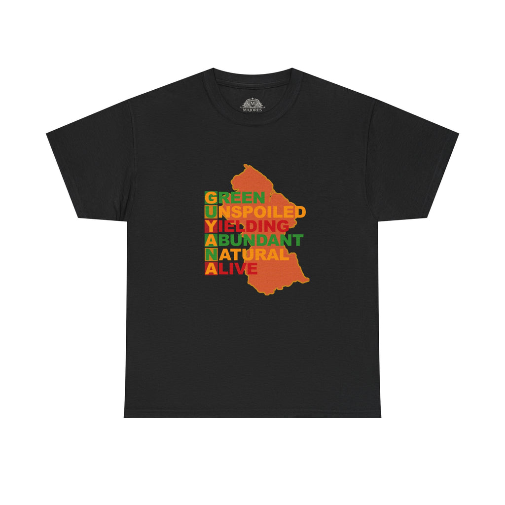 GUYANA Acrostic Design — Patriotic Eco Tee