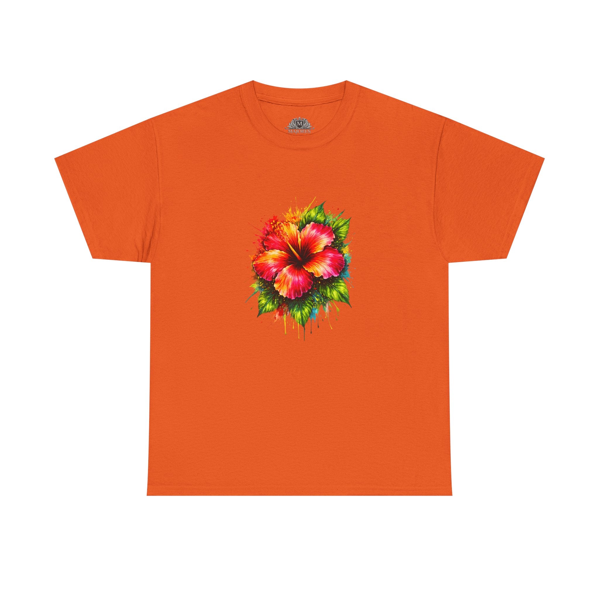 Hibiscus Watercolor Tee — Tropical Flower Graphic T-Shirt
