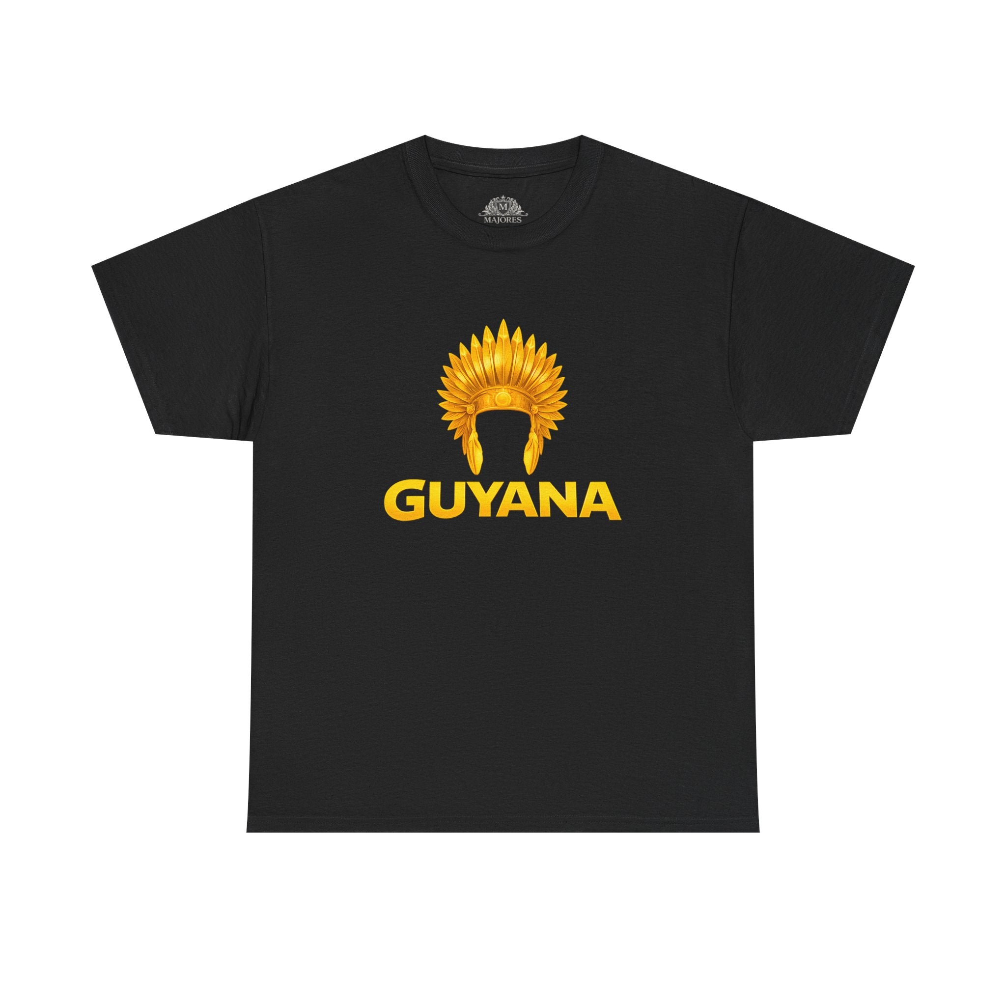 Guyana Native Headdress T-Shirt — Golden Tribal Tribute Tee