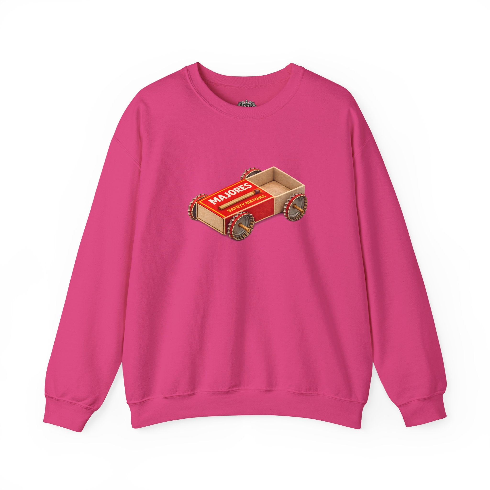Safety Matchbox Toy Sweatshirt — Childhood Nostalgia