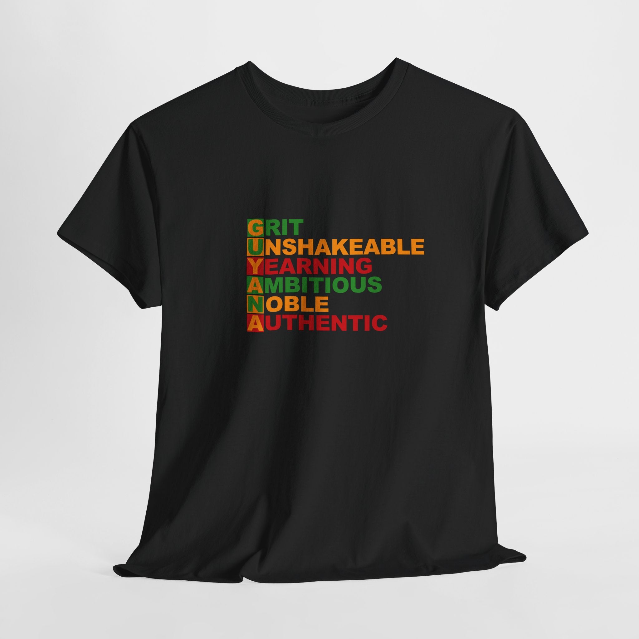 Motivational Guyana Acrostic Tee — Eco Tee