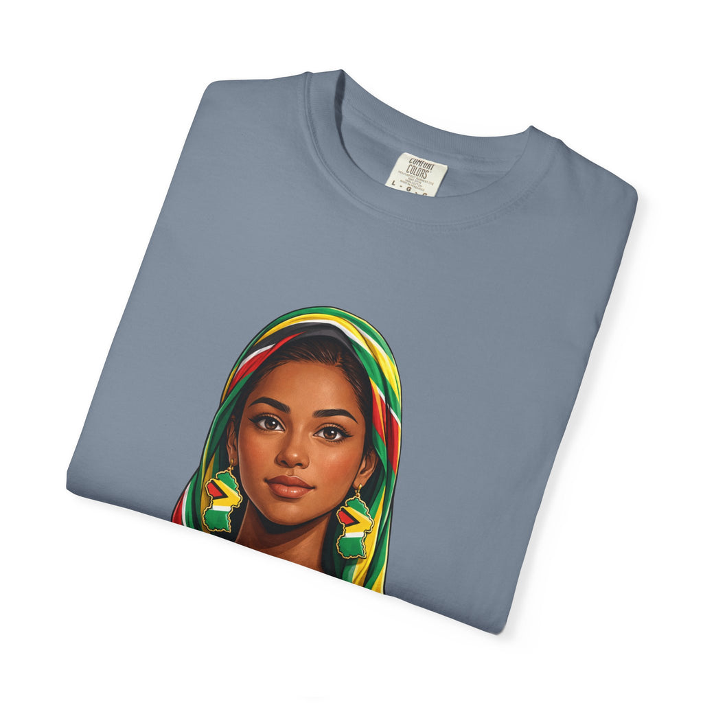 Indo Guyanese Woman Portrait with Headwrap — Unisex Tee
