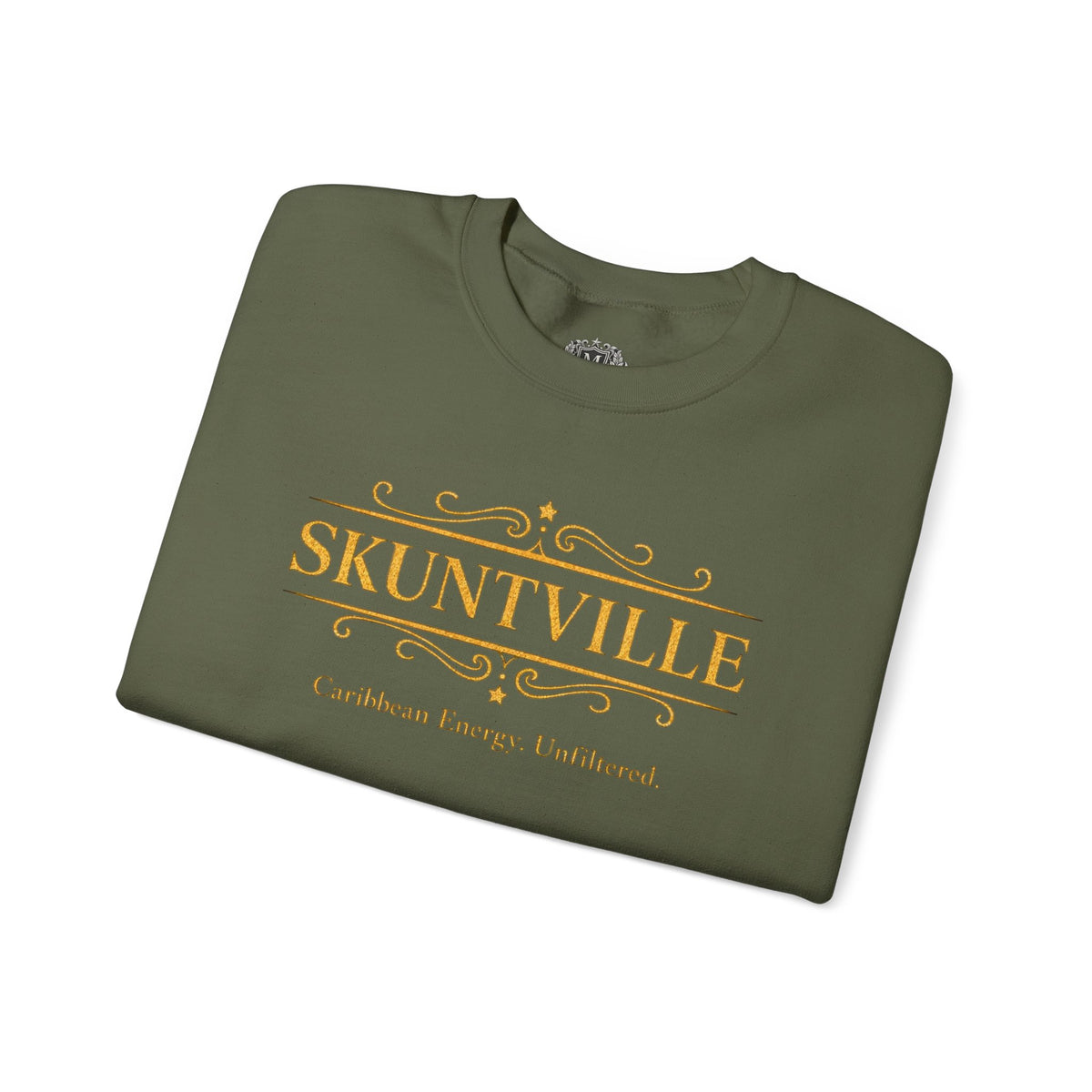 Skuntville Crewneck Sweatshirt — Caribbean Energy Unfiltered