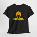 Guyana Native Headdress T-Shirt — Golden Tribal Tribute Tee
