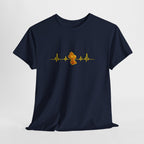 Guyana Heartbeat T-Shirt — ECG Map of Guyana Pride Tee