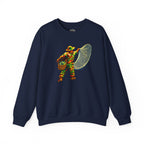 Fisherman with Casting Net Crewneck Sweatshirt — Honoring Our Fishers