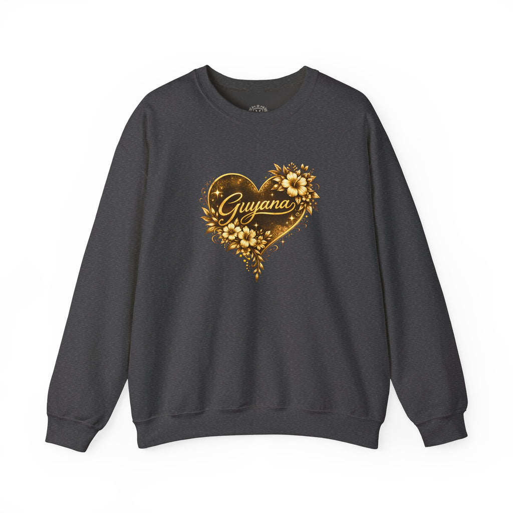 Guyana Gold Heart Sweatshirt