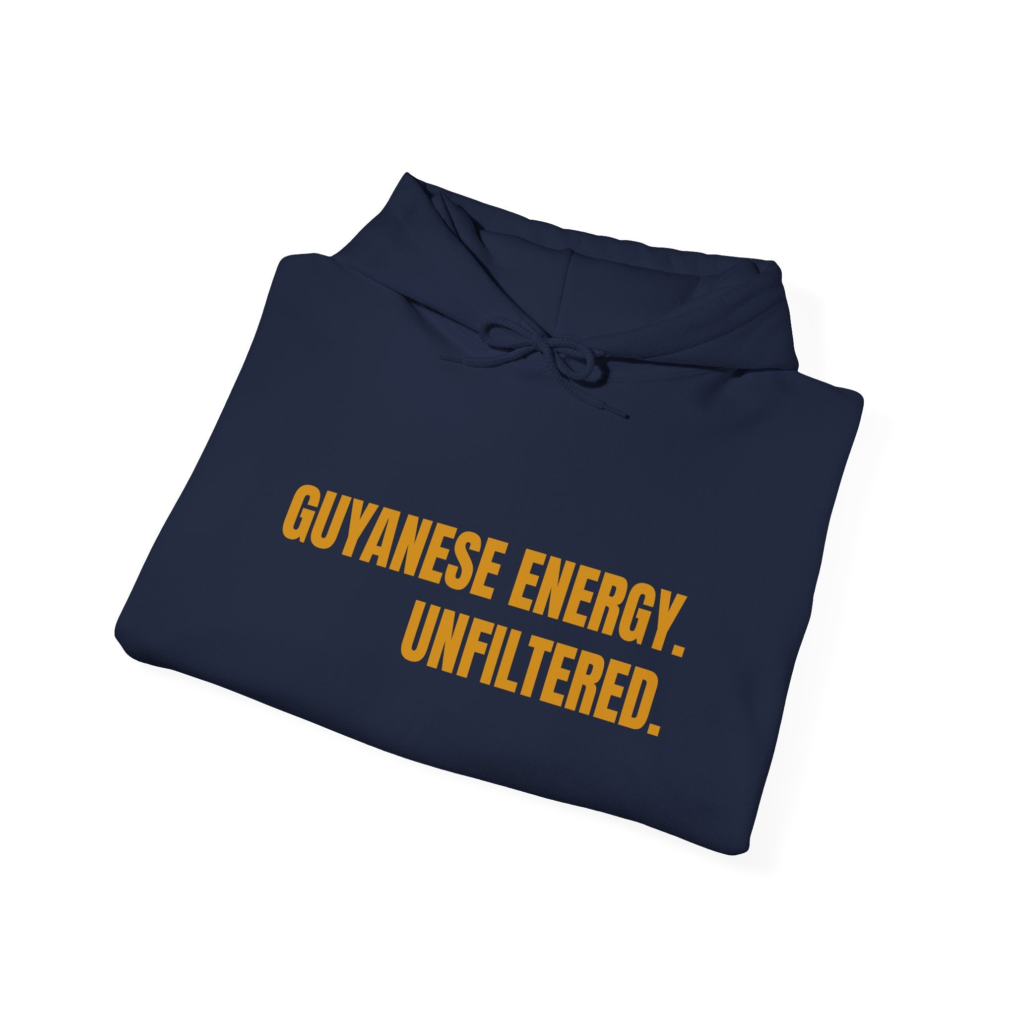 Guyanese Energy Unfiltered Hoodie — Bold Caribbean Pride