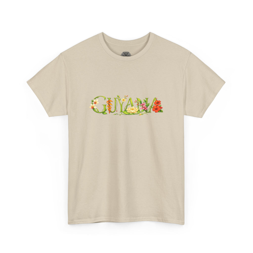 Guyana Floral Tee — Botanical Country Pride T-Shirt