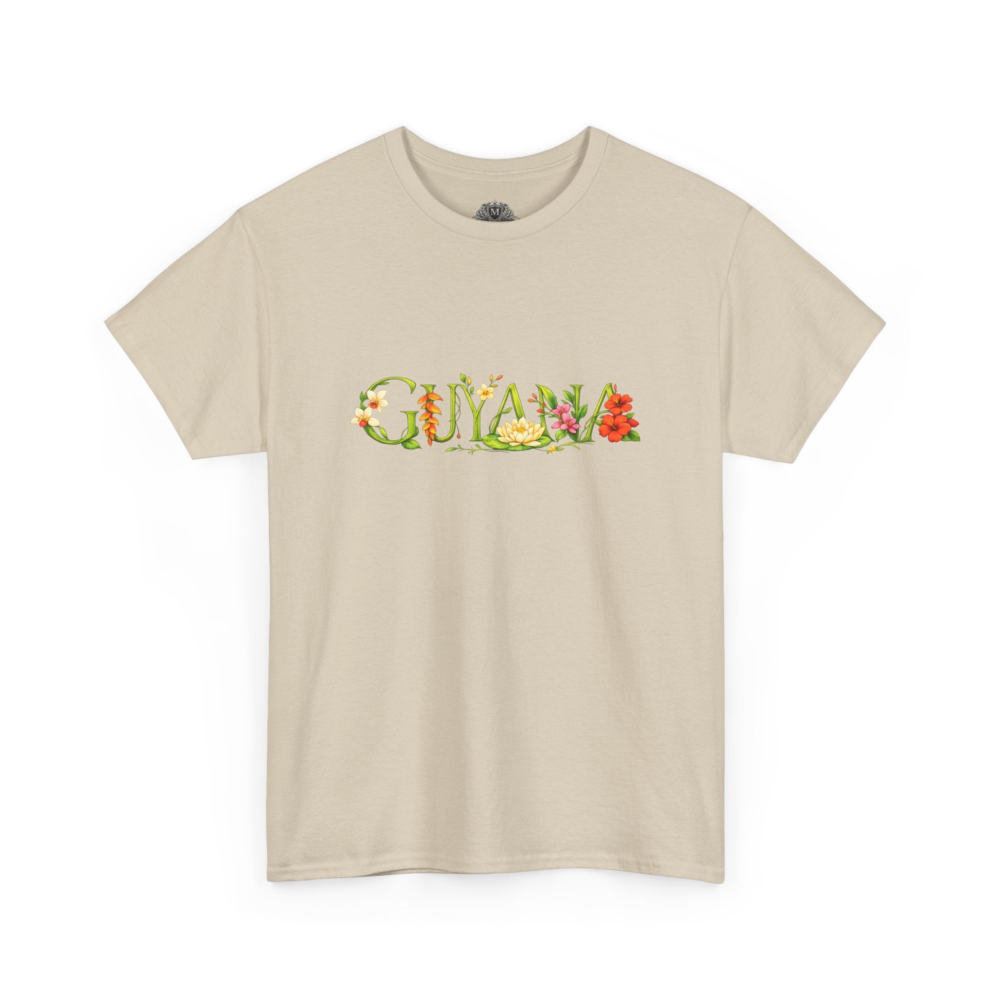 Guyana Floral Tee — Botanical Country Pride T-Shirt