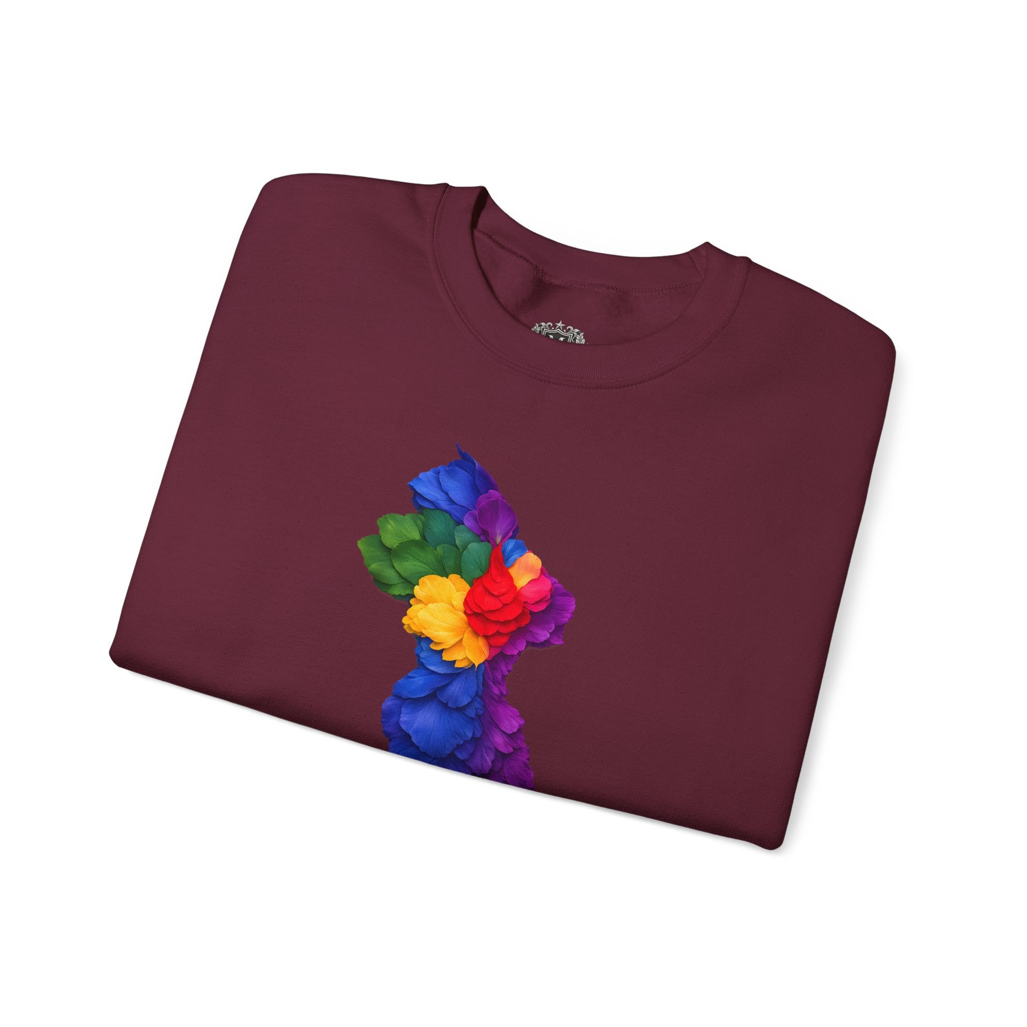 Floral Guyana Map Silhouette Sweatshirt – Flower Map Crewneck