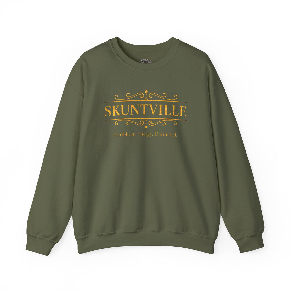 Skuntville Crewneck Sweatshirt — Caribbean Energy Unfiltered