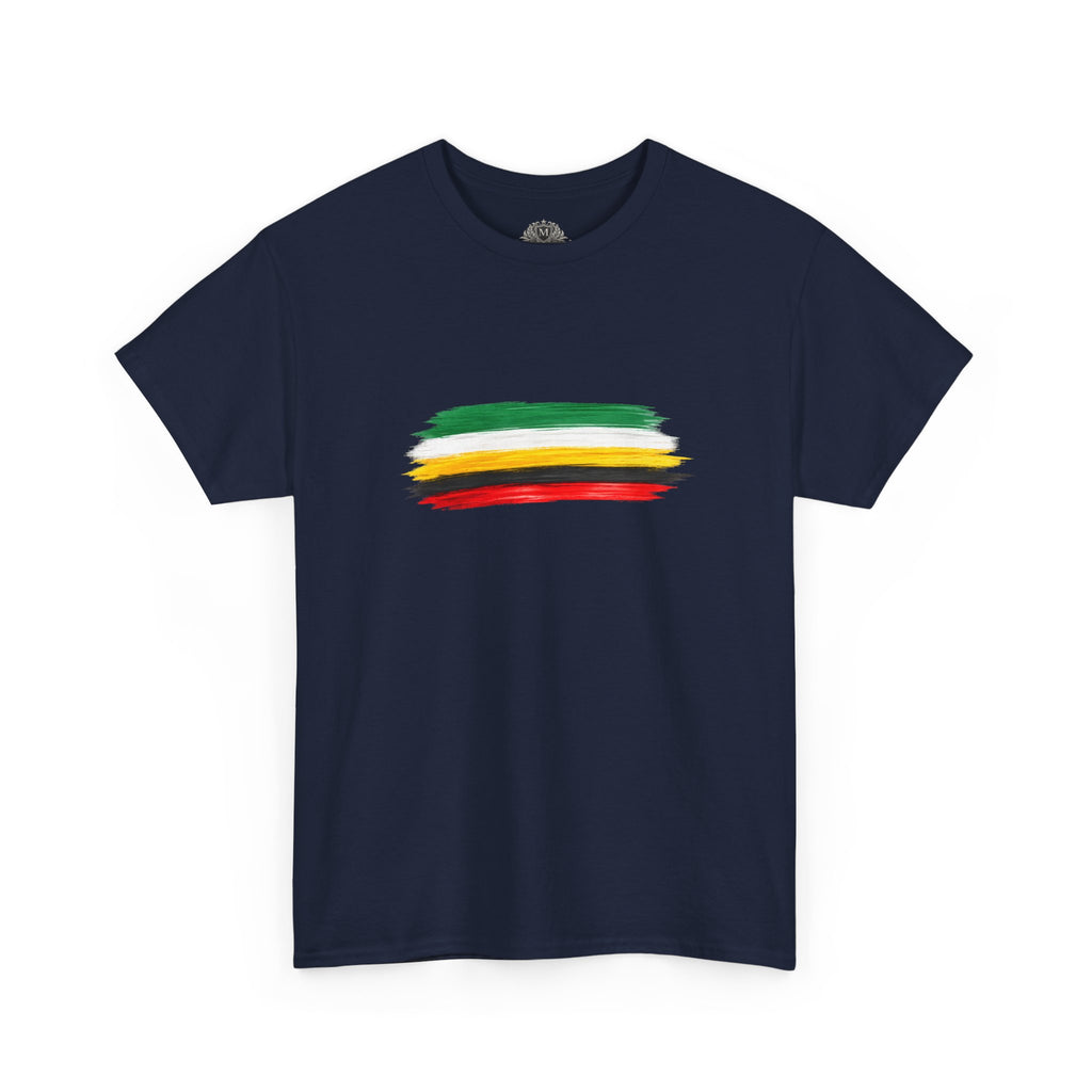 Guyana Flag Brushstroke T-Shirt — Modern Patriotic Pride Tee