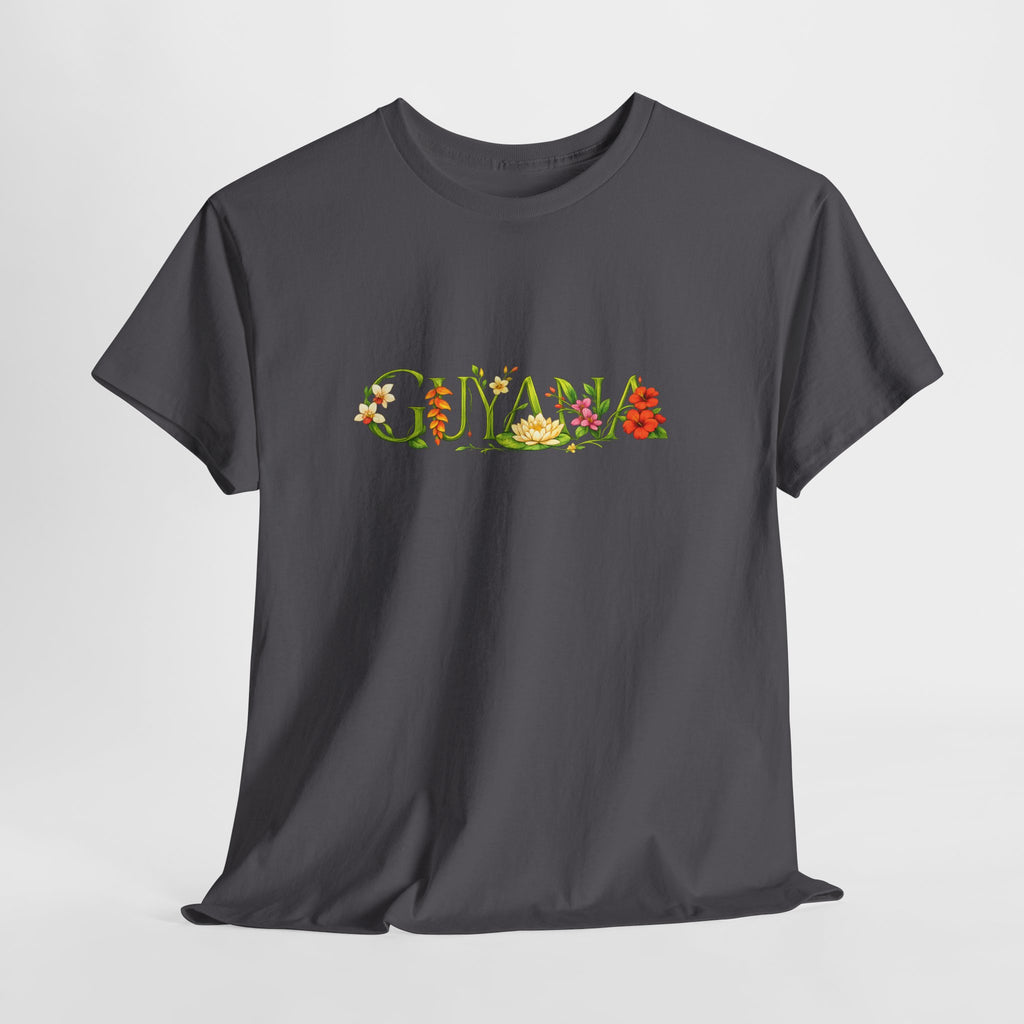 Guyana Floral Tee — Botanical Country Pride T-Shirt