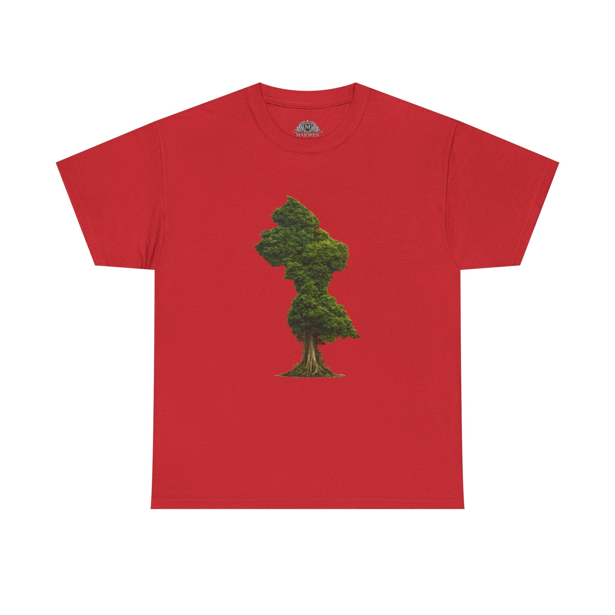 Guyana Map Tree Silhouette T‑Shirt