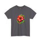 Hibiscus Watercolor Tee — Tropical Flower Graphic T-Shirt