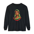 Indo Guyanese Woman Portrait — "Her Grace and Presence Does the Talking" Long Sleeve Tee