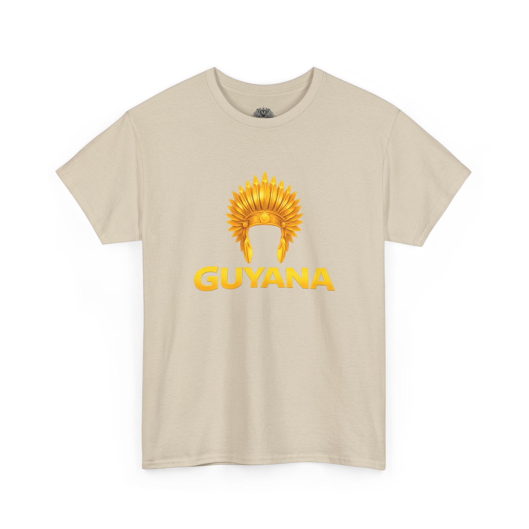 Guyana Native Headdress T-Shirt — Golden Tribal Tribute Tee