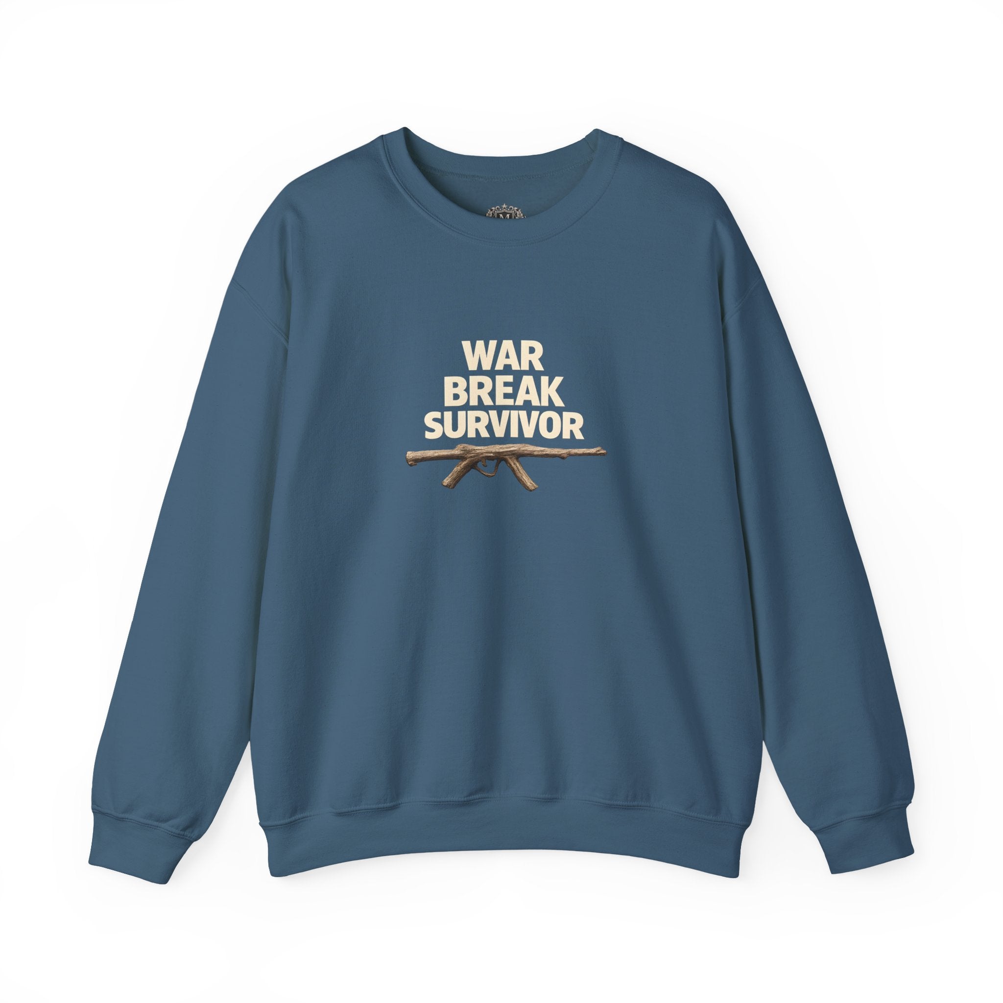 War Break Survivor Crewneck Sweatshirt — Childhood Nostalgia