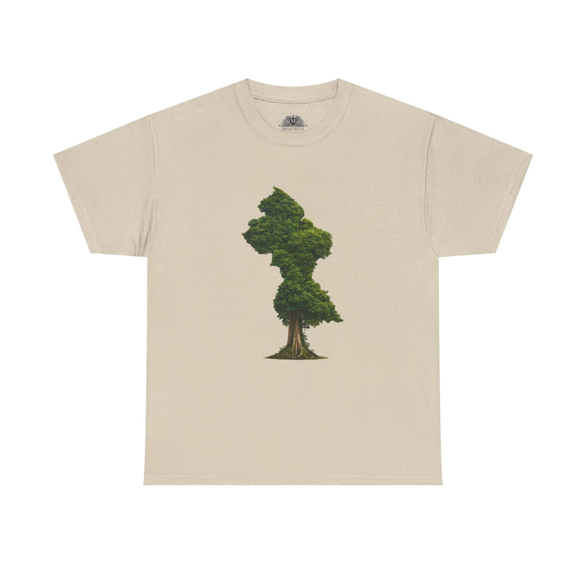 Guyana Map Tree Silhouette T‑Shirt