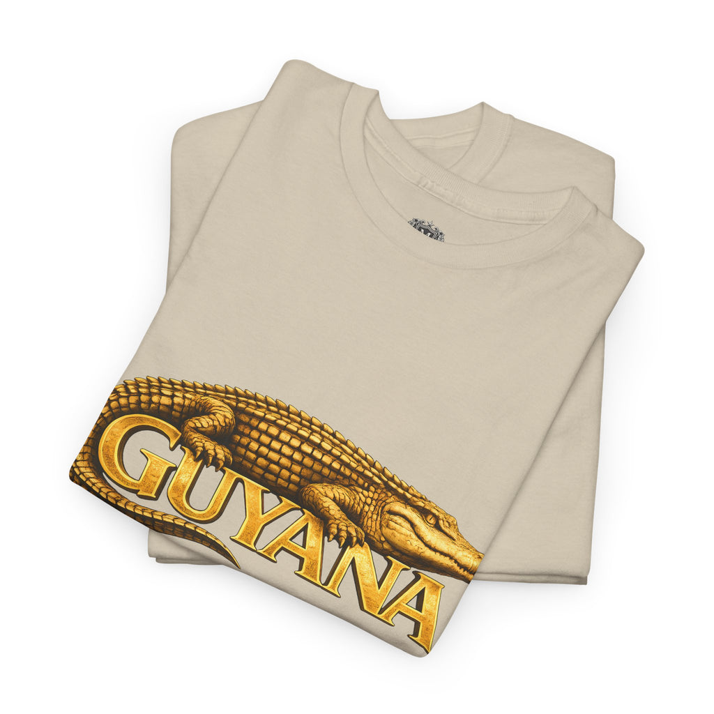 Guyana Golden Caiman Wildlife Graphic T-Shirt — Conservation Pride Tee