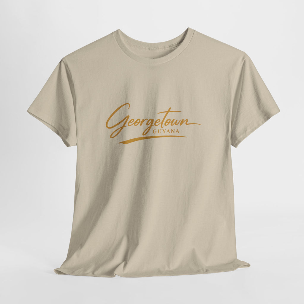 Georgetown Guyana Script Tee – Minimal Design T-Shirt