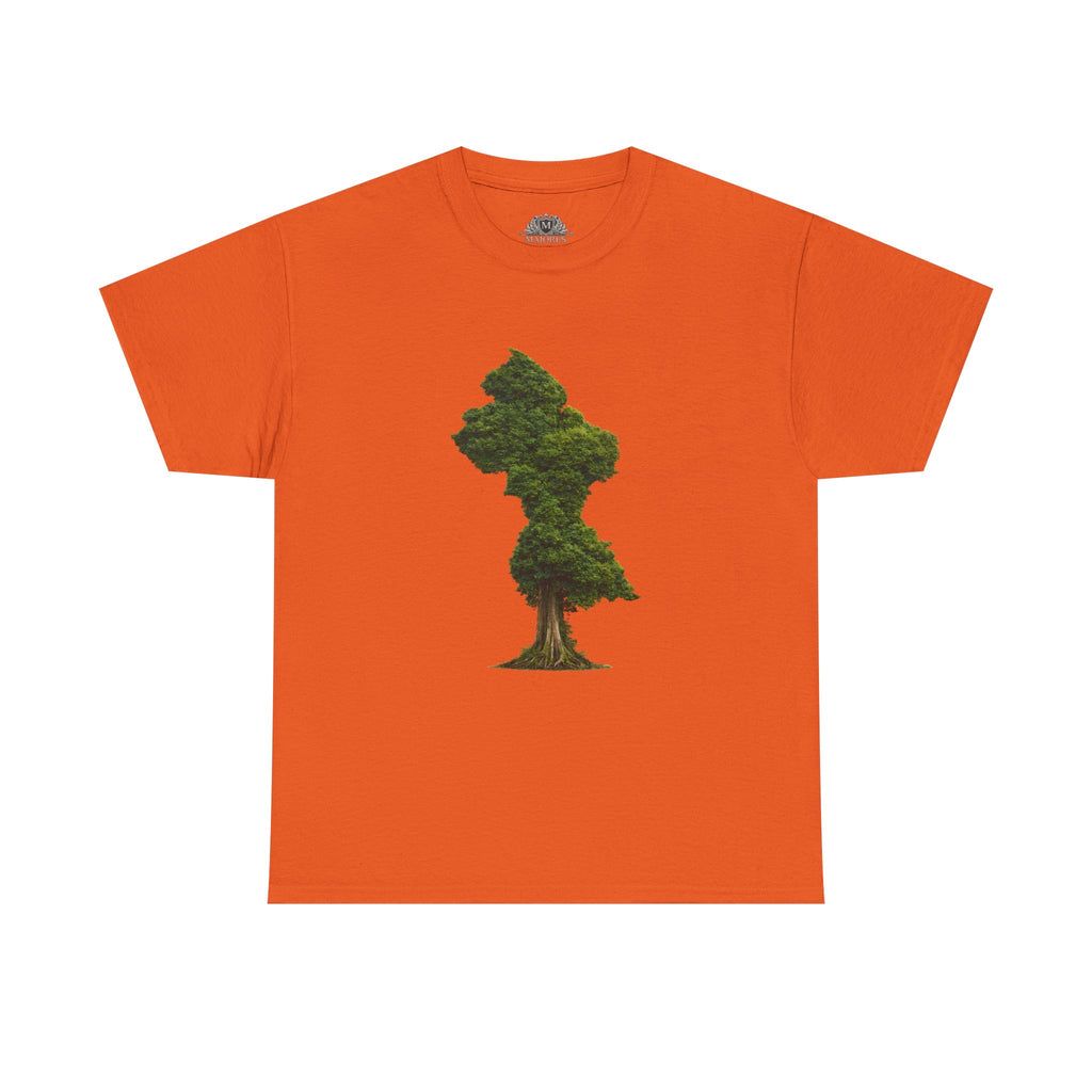 Guyana Map Tree Silhouette T‑Shirt