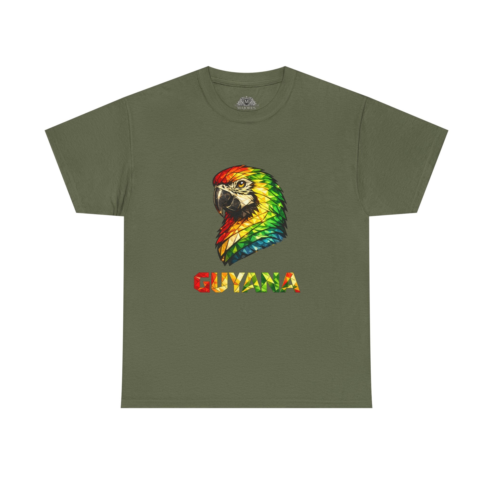 Colorful Tropical Macaw Graphic Tee