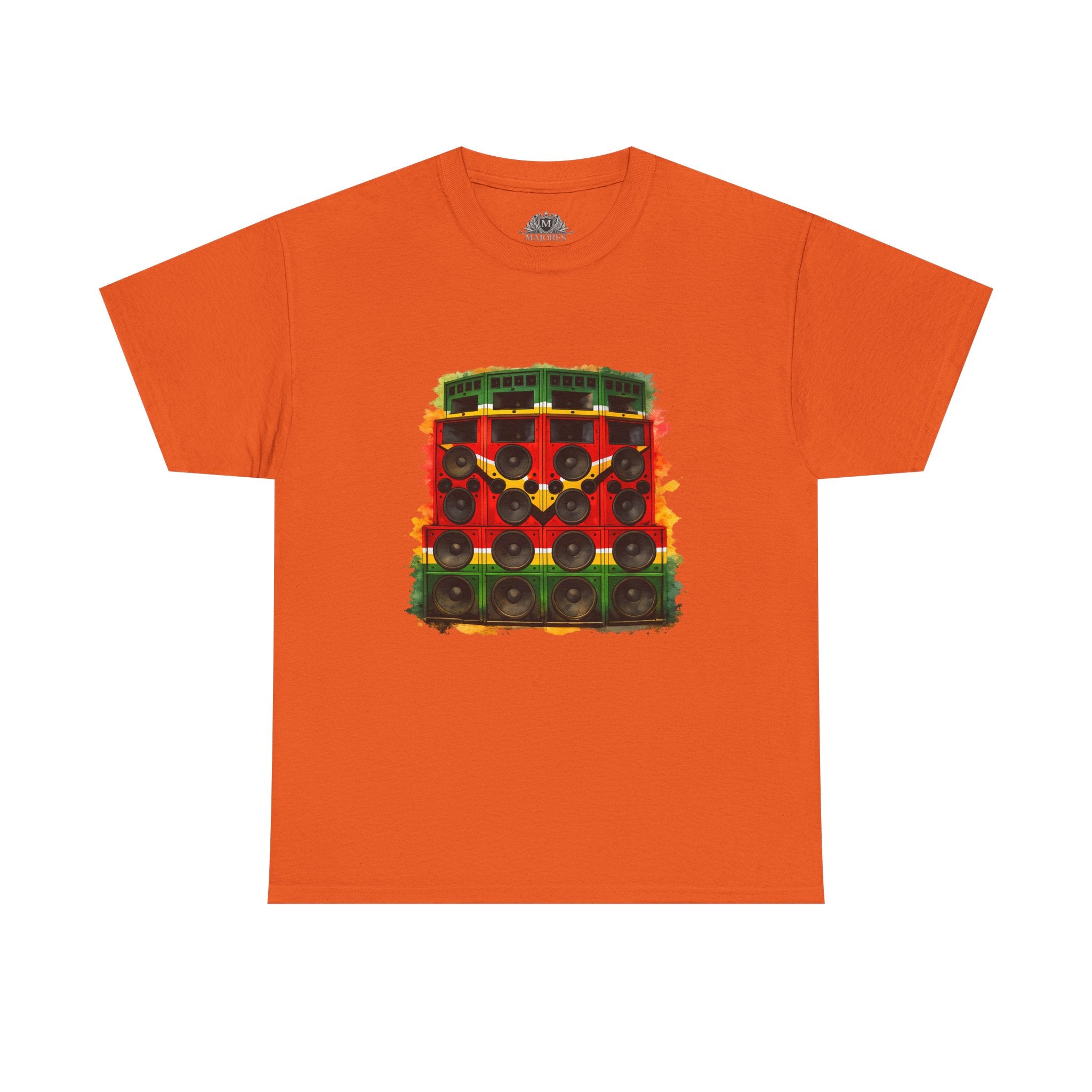 Reggae Sound System T‑Shirt – Speaker Stack Graphic Tee